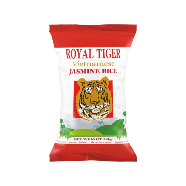 Royal Tiger Vietnamese Jasmine Rice 18kg